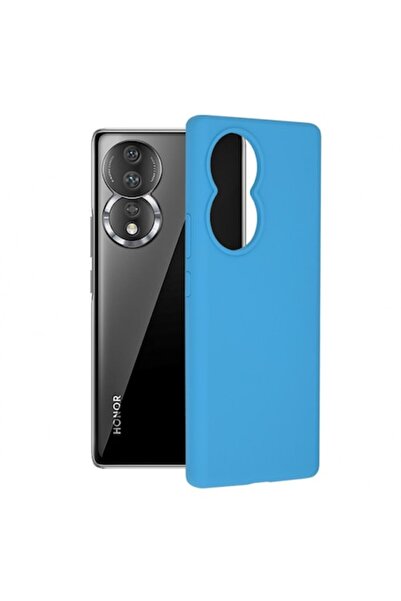 Stef's Cat Carcasă pentru Honor 80, margini moi, albastră