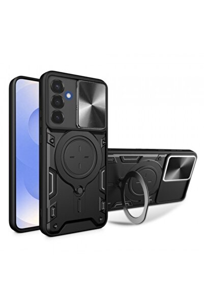 Stef's Cat Θήκη για Samsung Galaxy S25 (S931), CamGuard Pro, Μαύρη