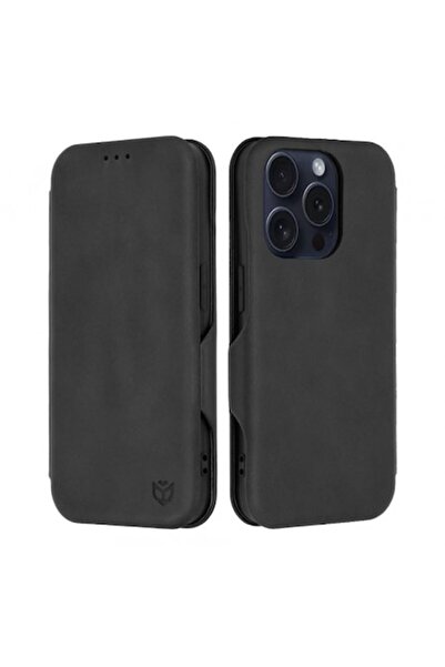 Techsuit Калъф Safe Wallet Plus за Apple iPhone 15 Pro, черен