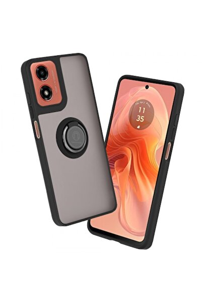 Stef's Cat Carcasă pentru Motorola Moto G04s / E14 / G04 / G24, Glitter, Negru