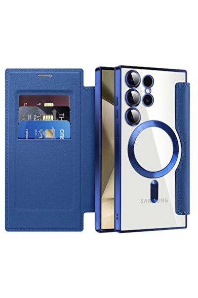 Stef's Cat Husă pentru Samsung Galaxy S24 Ultra (E94), SmartMag Book Case, pi...