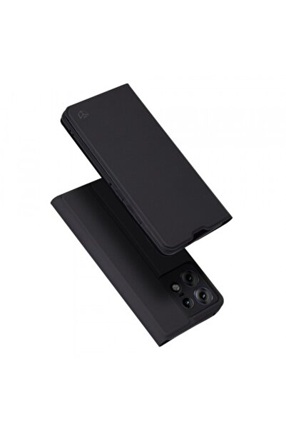Stef's Cat Husă pentru Motorola Edge 50 Pro, Magskin Book, Neagră