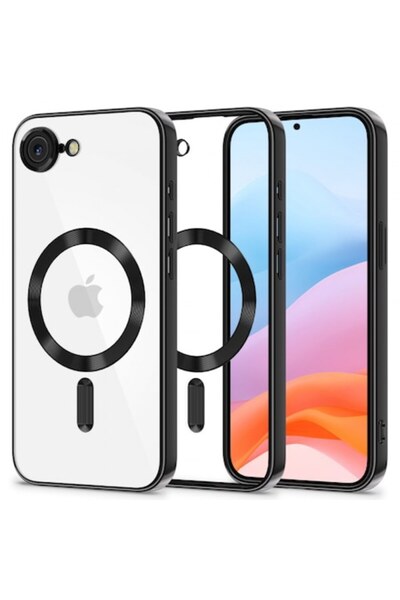 Tech-Protect Husă MagSafe pentru Apple iPhone 16e, Tech-Protect, Magflex, Neagră