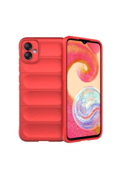 Stef's Cat Case for Samsung Galaxy A04e A042 / M04 M045, Magic Shield, Red