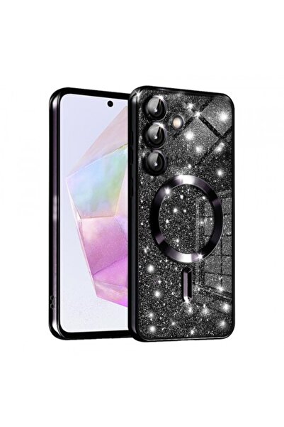 Stef's Cat Husă MagSafe pentru Samsung Galaxy A35 5G (A356), Sclipici Luxos, ...