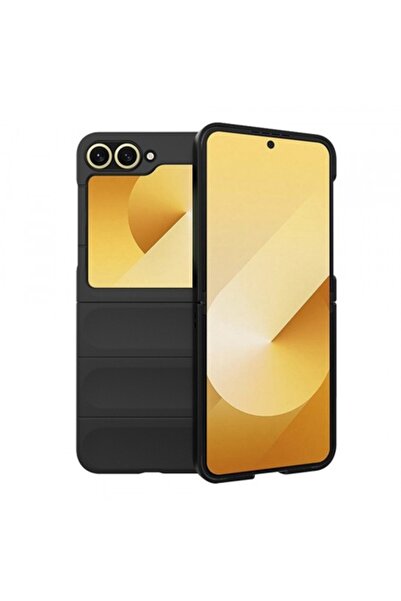 Stef's Cat Carcasă pentru Samsung Galaxy Z Flip6 F741, Magic Shield, Neagră