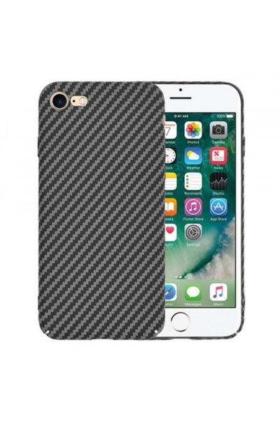 Stef's Cat Θήκη για Apple iPhone SE (2022) / SE (2020) / 8 / 7, Carbonite Fib...