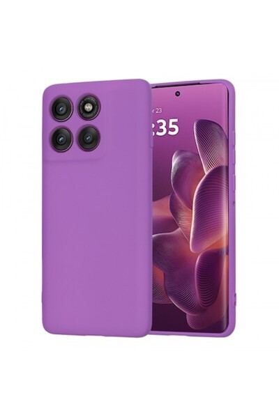 Stef's Cat Husă pentru Motorola Edge 60 Pro, SoftFlex, Violet