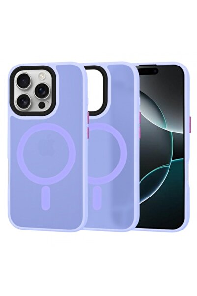 Stef's Cat Carcasă MagSafe pentru Apple iPhone 16 Pro, HaloFrost, violet deschis