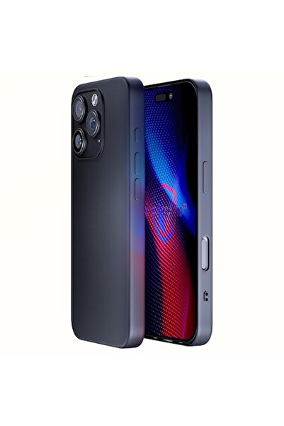 Stef's Cat Θήκη για iPhone 16 Pro, Ματ θήκη Pro L83, TPU, Μαύρη