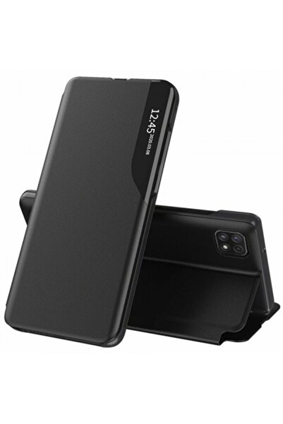 Stef's Cat Husă pentru Samsung Galaxy A22 5G (A226), eFold, Neagră