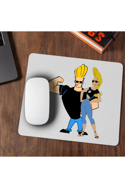 OEM Mousepad Johnny Bravo Jenny Brava Fitness