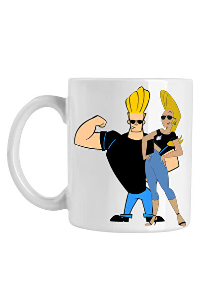 OEM Johnny Bravo Jenny Brava Fitness mug