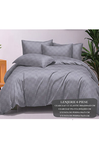 Patul Λευκά είδη υψηλής ποιότητας, λεπτό βαμβάκι, 6 τεμάχια, σεντόνι με λάστιχο