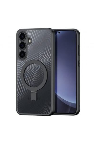 Stef's Cat MagSafe Case for Samsung Galaxy S25+ S936, DUX DUCIS, Aimo Mag, Black