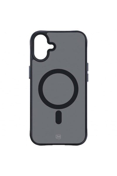 Stef's Cat Θήκη MagSafe για Apple iPhone 16 Plus, 3MK Smoke MagCase, μαύρη
