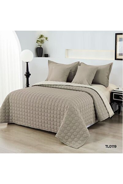 ShinyFlower Cotton Comforter Set for Single Bed 4-Piece Compressed Quilt Soft Microfiber Fabric 220 x 160 cm