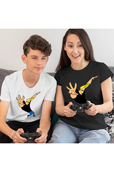 OEM Women's T-Shirt Johnny Bravo Cartoon Drawings