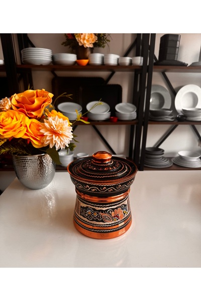BARITCIOGLU Copper Bakrach Embroidered Small Size