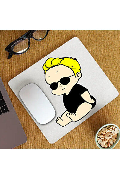 OEM Mousepad Johnny Bravo Baby Blonde Glasses