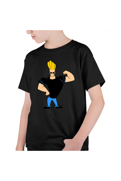 OEM Tricou Copii Baieti Johnny Bravo Vibe Culturism