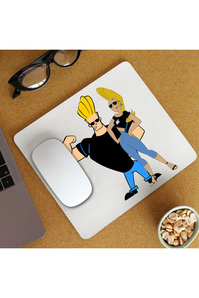 OEM Mousepad Johnny Bravo Jenny Brava Fitness