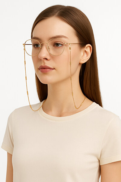 ALEYKA سلسلة نظارات من الفولاذ المقاوم للصدأ بطول 80 سم - حبل نظارات - إكسسوا...