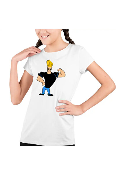 OEM Tricou Copii Fete Johnny Bravo Vibe Culturism