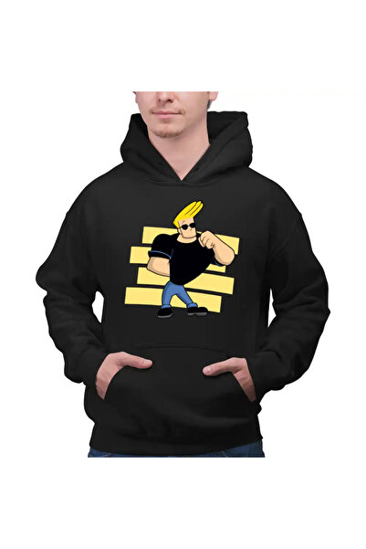 OEM Ανδρικό Φούτερ με Κουκούλα Johnny Bravo Legend Fitness