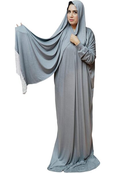 Generic Women Prayer Dress (Grey) - One Size