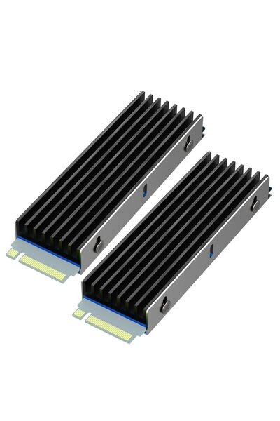 007 مشتت حراري GLOTRENDS M.2 مع براغي ووسادات حرارية لمحركات أقراص SSD M.2 (2...