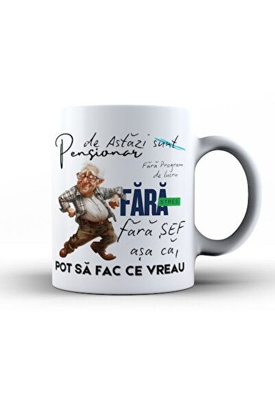 OEM Personalized Small Mug "From Today I'm Retired" – Funny Retirement Gift, Model 4, 250ml