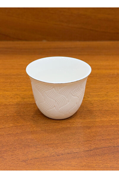 ALQANNAS 12-piece porcelain gold-lined coffee cups, elegant and high quality