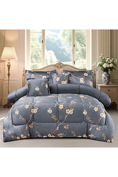 NAJMA 4-piece winter fur velvet bed sheet set, full filling, high-quality, warm and elegant for your room, size 160*220 cm