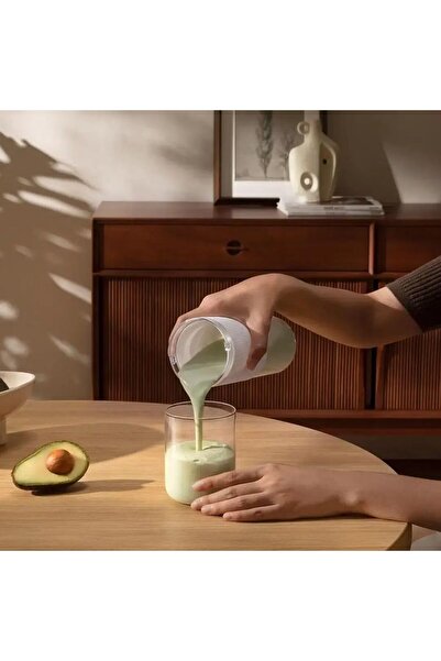 OEM Mijia Taşınabilir Blender – 300 ml, 45W, USB-C Şarjlı, Tritan Hazne, Buz Kırıcı, Beyaz, BPA-Free