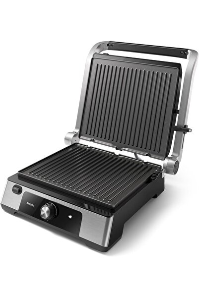Philips Contact Grill 5000 Series HD6301/90 - 2200W, Silver/Black