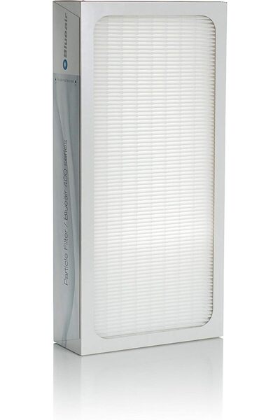 BLUEAIR فلتر تنقية الهواء الكلاسيكي من سلسلة 400، أبيض - F400PA