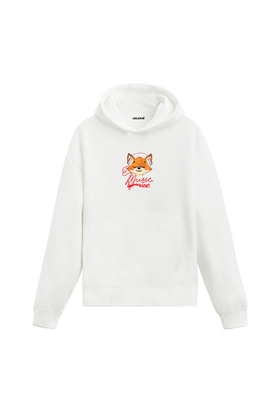 Colermi هوديي ذا فيلوكينغ تيلوكس مطبوع الذي يستمع للموسيقى