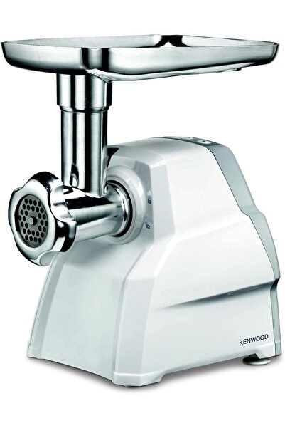 Kenwood Meat Grinder 2100W MGP40.000WH - 3 Stainless Steel Plates, Kibbeh & Sausage Makers, Biscuit