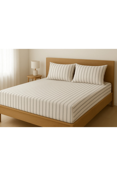 SENSSTEKSTİL Double Bed Sheet Set Elastic 160X200