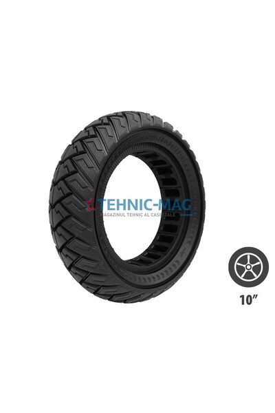Wattiz Anvelopă solidă pentru trotinetă electrică 10x3 (255x80) - Anti-pană