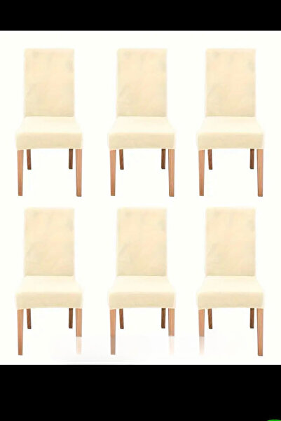 intil Chair Cover Chair Cover Stretch Fabric Stretchable Washable 6Pcs Velvet Fabric Chair Cover