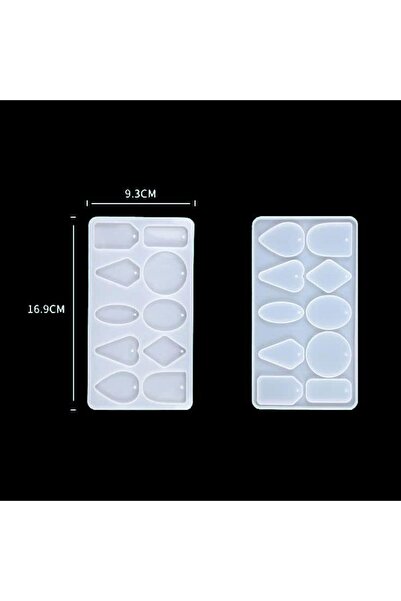 MIBRU قوالب مطاطية خالية من النيكل لفنون الراتنج - أشكال المعلقات للحرف اليدو...