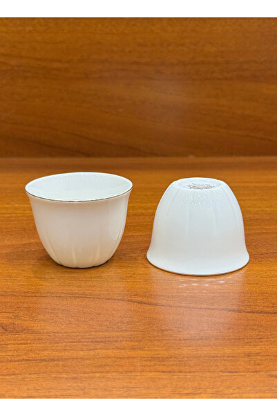 ALQANNAS 12-piece porcelain gold-lined coffee cups, elegant and high quality