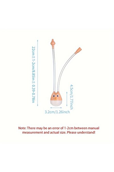 Generic Cartoon Baby Nasal Aspirator - Easy Clean Silicone Mucus Sucker for Newborns