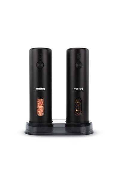 Huslog HUS1035 Electric Spice Grinder Set, LED Light, USB-C, 110 ml - Black