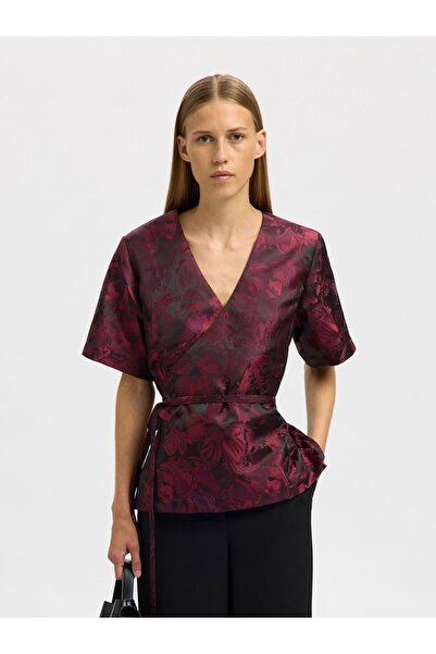 SELECTED Wickeloberteil Jacquard