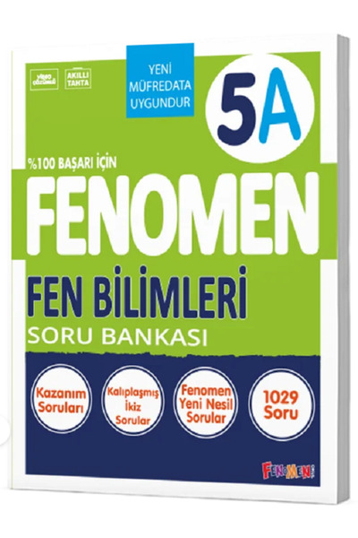 Efsane Yayınları 5.Sınıf Fenomen 5A Fen Bilimleri Soru Bankası / Yeni Müfreda...