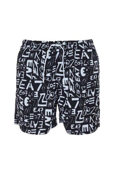 EA7 Boxer cu monogramă M, model de baie