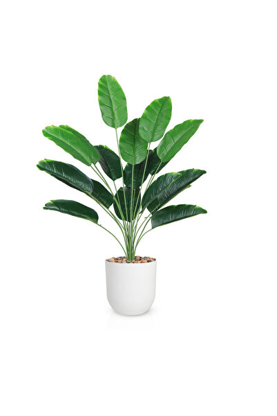 co arma Artificial banana tree with 18 leaves, 85 cm high